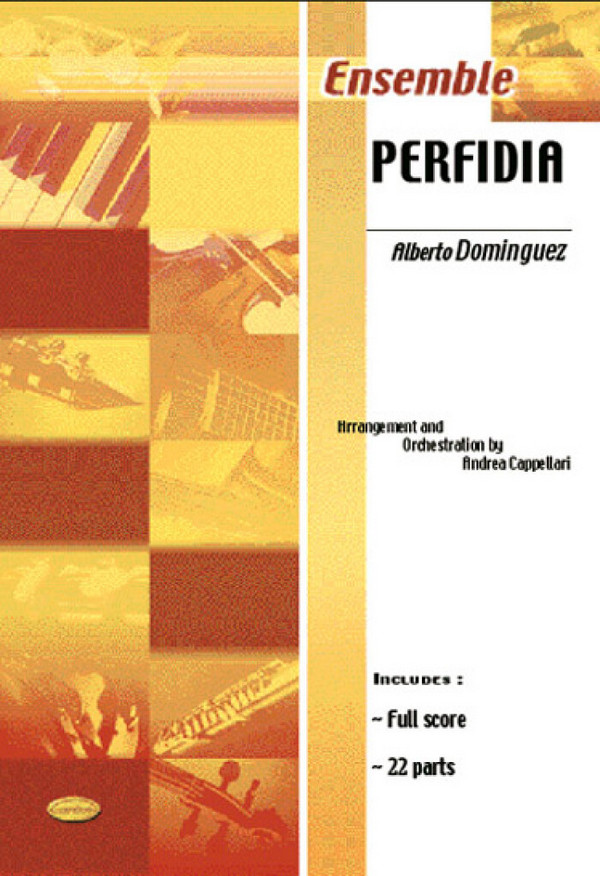 Perfidia for flexible ensemble&nbsp;&nbsp;Score and parts&nbsp;&nbsp;Cappellari, Andrea, arr.