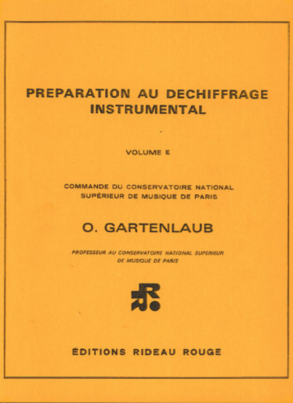 Odette Gartenlaub, Volume e - Supérieur&nbsp;&nbsp;Alle Instrumente&nbsp;&nbsp;Buch