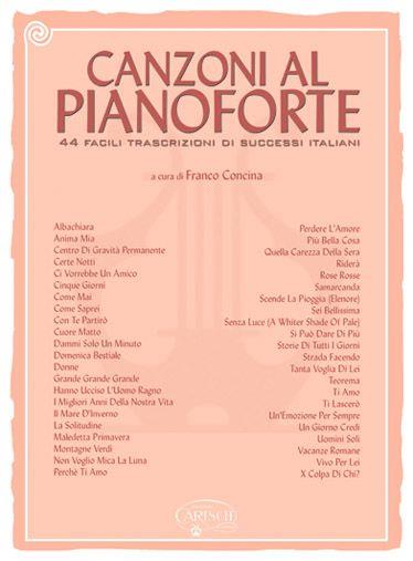 Canzoni al Pianoforte vol.1&nbsp;&nbsp;44 facili trascrizioni di successi italiano&nbsp;&nbsp;