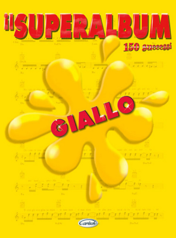 Superalbum Giallo 150 Successi&nbsp;&nbsp;Gitarre&nbsp;&nbsp;Buch