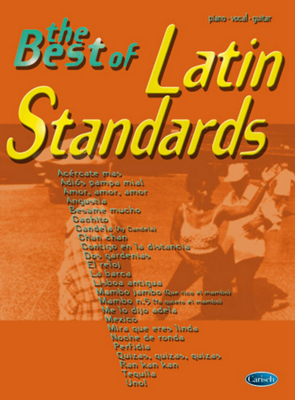 The Best of Latin Standards&nbsp;&nbsp;Songbook piano/vocal/guitar&nbsp;&nbsp;