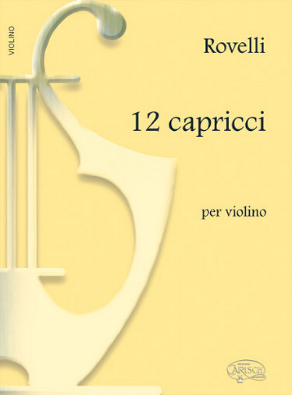Rovelli, 12 Capricci, per Violino&nbsp;&nbsp;Violin&nbsp;&nbsp;Buch