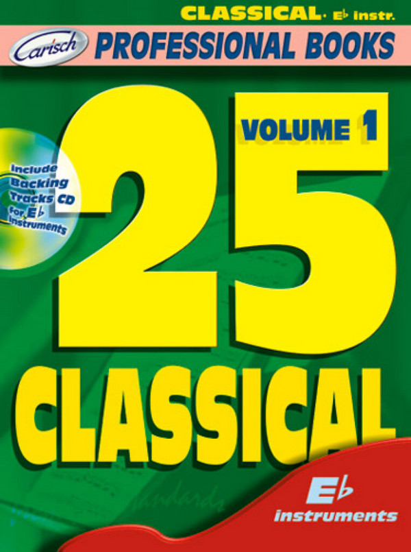 25 classical vol.1 (+CD)  for e flat instruments  professional books series