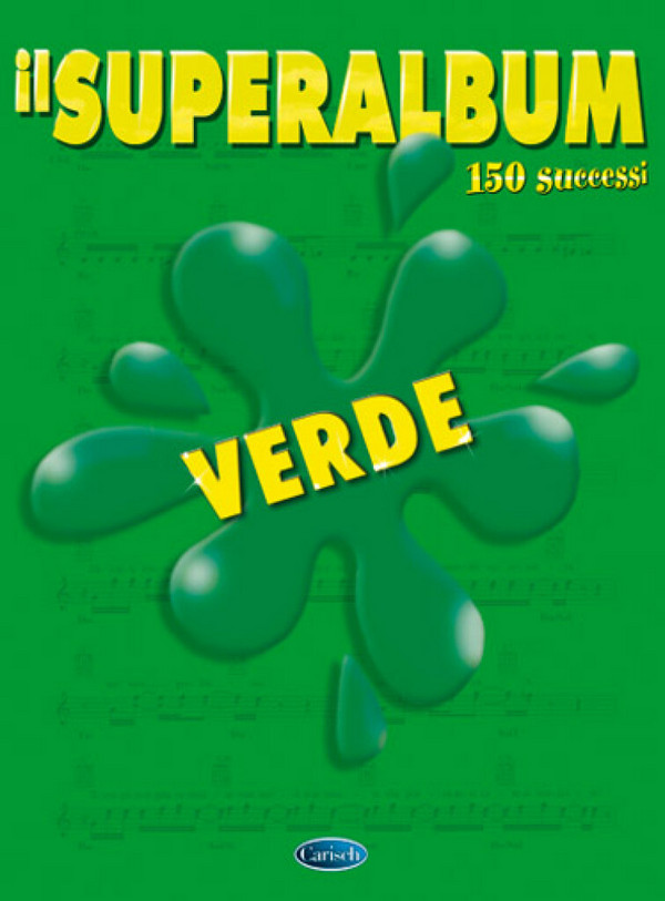 Superalbum Verde 150 Successi&nbsp;&nbsp;Gitarre&nbsp;&nbsp;Buch