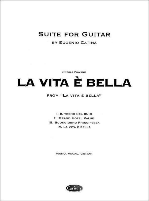 Suite la vita è bella&nbsp;&nbsp;for guitar&nbsp;&nbsp;