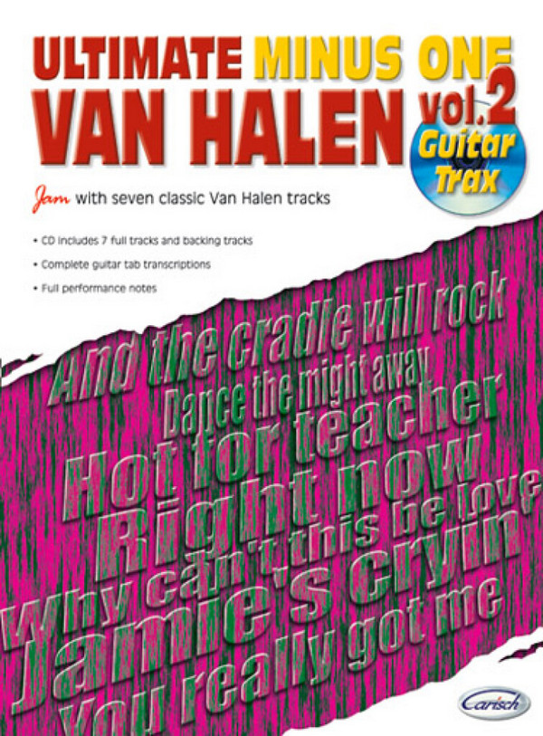 Van Halen vol.2 (+CD): guitar trax&nbsp;&nbsp;Songbook vocal/guitar/tab&nbsp;&nbsp;