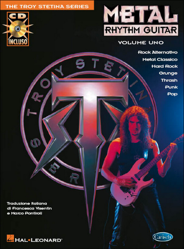 Troy Stetina, Metal Rhythm Guitar Vol. 1 ( Italian )&nbsp;&nbsp;Gitarre&nbsp;&nbsp;Buch + CD