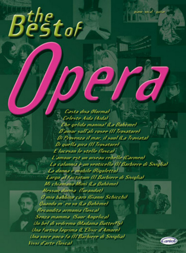 The Best of Opera for voice and piano&nbsp;&nbsp;&nbsp;&nbsp;