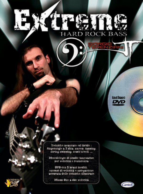 Giorgio Terenziani, Extreme Hard Rock Bass&nbsp;&nbsp;Bass Guitar&nbsp;&nbsp;Buch + DVD