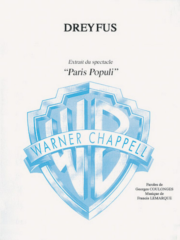 Lemarque, Dreyfus&nbsp;&nbsp;Piano, Vocal and Guitar&nbsp;&nbsp;Buch