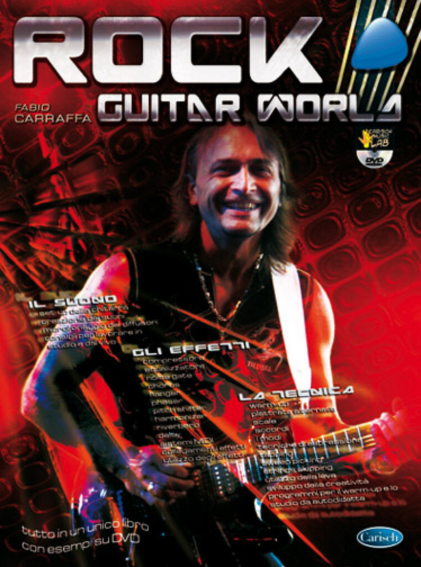 Fabio Carraffa, Rock Guitar World + Dvd&nbsp;&nbsp;Gitarre&nbsp;&nbsp;Buch