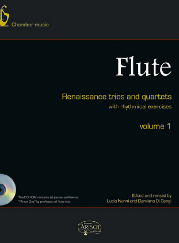 Renaissance Trios and Quartets with&nbsp;&nbsp;rhythmical Exercises vol.1 (+CD) for 3-4 flutes&nbsp;&nbsp;score