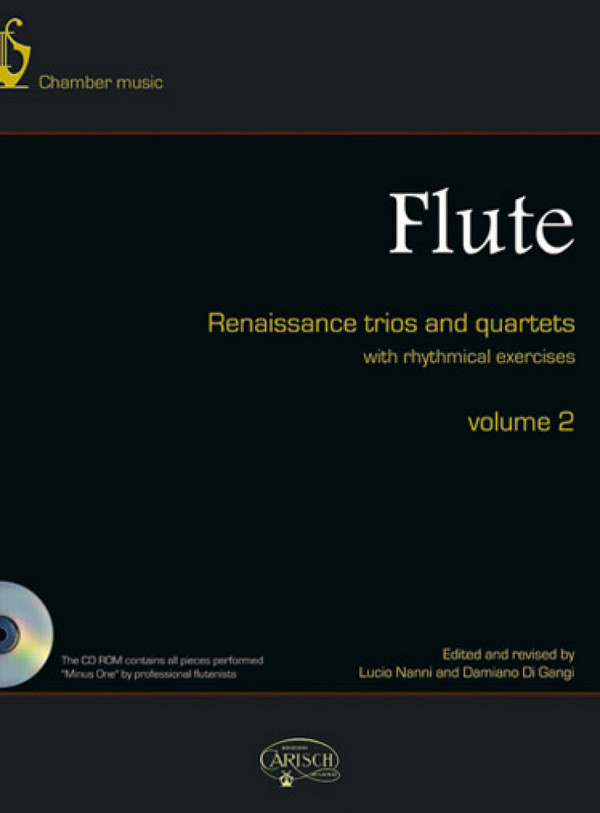 Renaissance Trios and Quartets with&nbsp;&nbsp;rhythmical Exercises vol.2 (+CD) for 3-4 flutes&nbsp;&nbsp;score