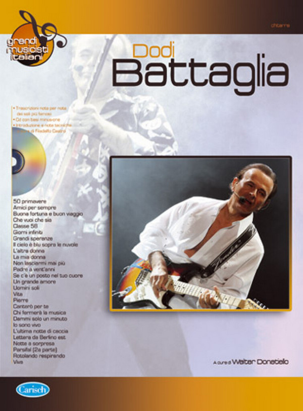 Battaglia, Dodi Battaglia + Cd  Gitarre  Buch + CD