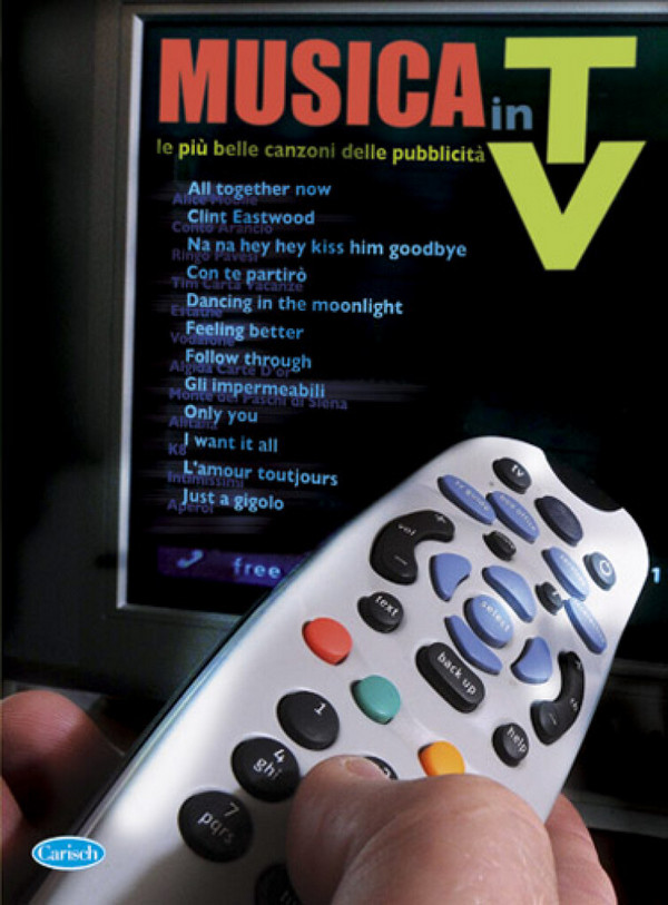 In Musica, Musica In Tv&nbsp;&nbsp;Melodyline and Chords&nbsp;&nbsp;Buch