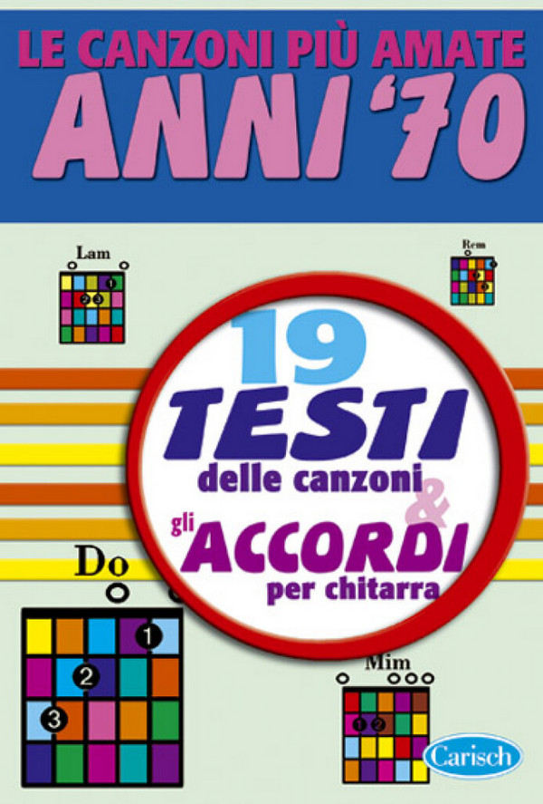 Mini Canta & Suona Anni 70&nbsp;&nbsp;Lyrics and Chords&nbsp;&nbsp;Buch