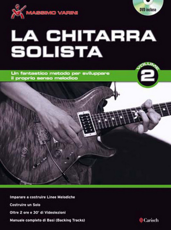 Massimo Varini, Chitarra Solista Volume 2 + Dvd&nbsp;&nbsp;Gitarre&nbsp;&nbsp;Buch + CD + CD-ROM