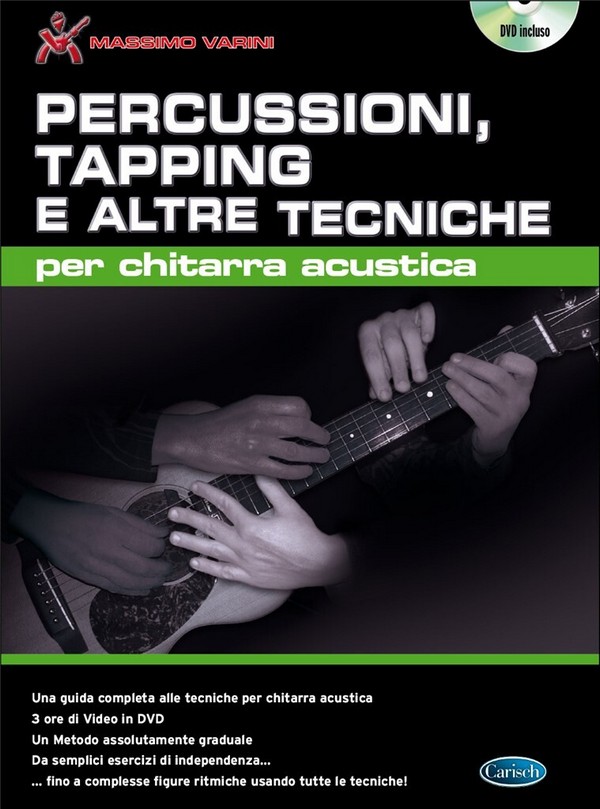 Massimo Varini, Percussioni, Tapping&nbsp;&nbsp;Gitarre&nbsp;&nbsp;Buch + DVD