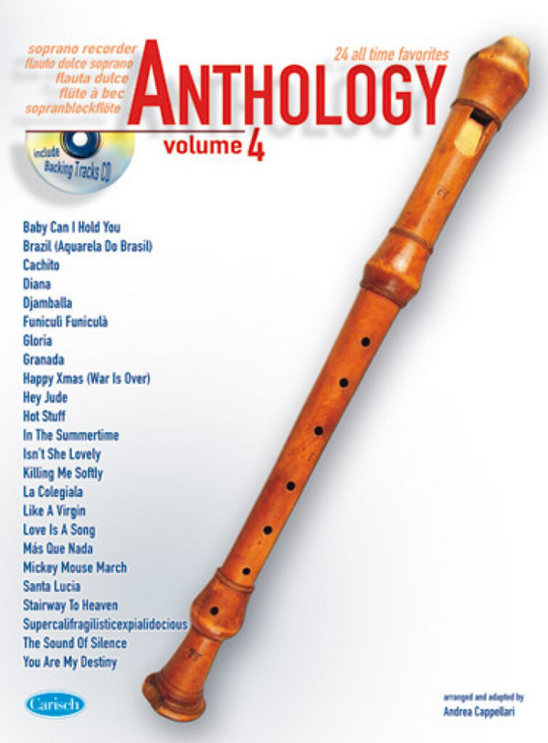 Anthology vol.4 24 all time  hits for soprano recorder  