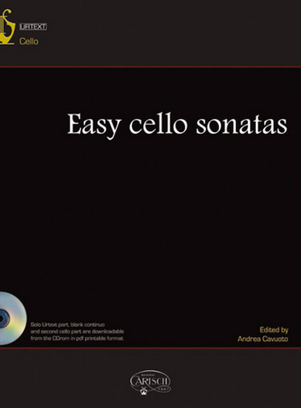 Easy Sonatas (+CD-Rom)&nbsp;&nbsp;for violoncello and piano&nbsp;&nbsp;