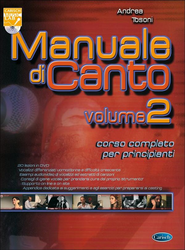 Andrea Tosoni, Manuale di Canto, Volume 2  Vocal  Buch + DVD