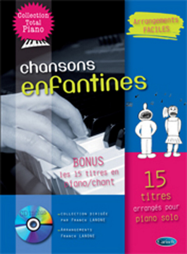 Franck Lanone, Chansons Enfantines pour Piano&nbsp;&nbsp;Klavier&nbsp;&nbsp;Buch + CD