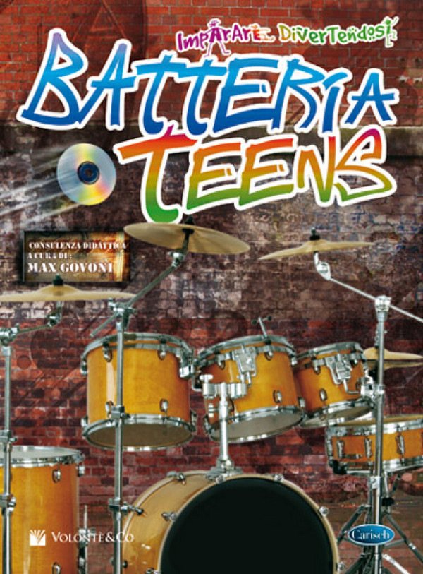 Max Govoni, Metodo Batteria Teens&nbsp;&nbsp;Schlagzeug&nbsp;&nbsp;Buch + CD