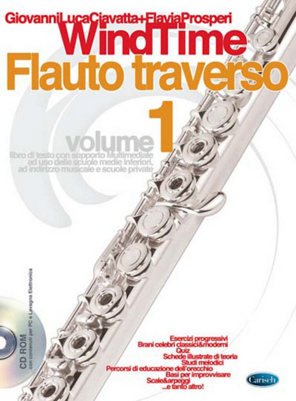 Gianluca Ciavatta, Windtime Flauto Vol 1&nbsp;&nbsp;Flute&nbsp;&nbsp;Buch + CD