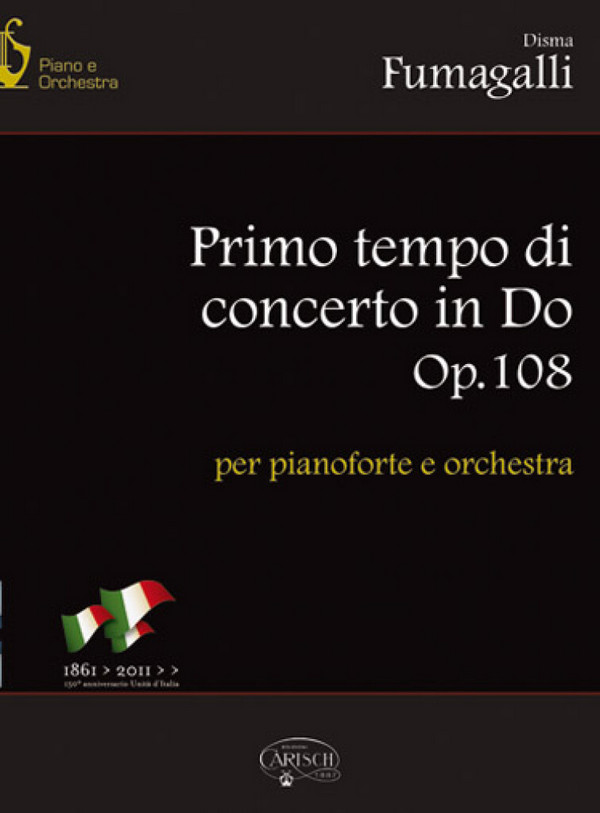 Primo tempo di concerto do maggiore  op.108 (+CD-Rom) per pianoforte e orchestra  partitura