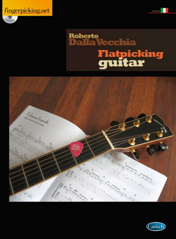 Roberto Dalla Vecchia, Flatpicking Guitar (Italiano)&nbsp;&nbsp;Gitarre&nbsp;&nbsp;Buch