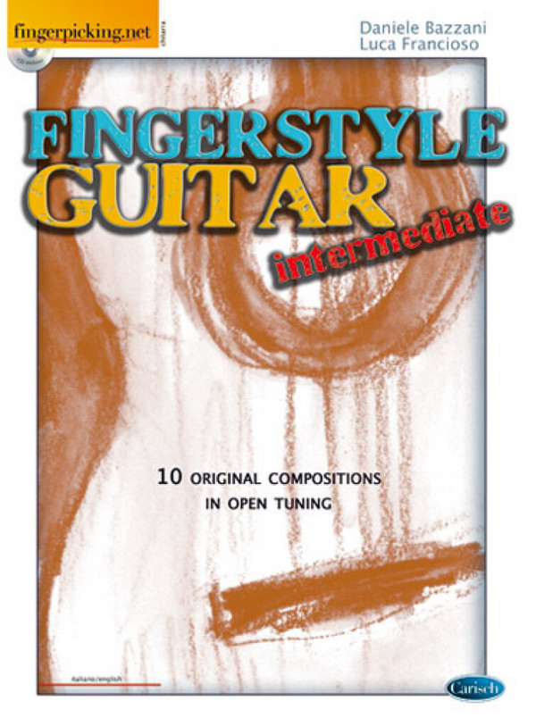 Daniele Bazzani, Fingerstyle Guitar (Intermediate)&nbsp;&nbsp;Gitarre&nbsp;&nbsp;Buch + CD