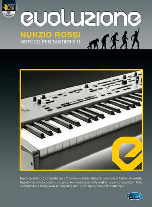 Nunzio Rossi, Evoluzione - Metodo per Tastieristi&nbsp;&nbsp;Keyboard&nbsp;&nbsp;Buch + CD-ROM