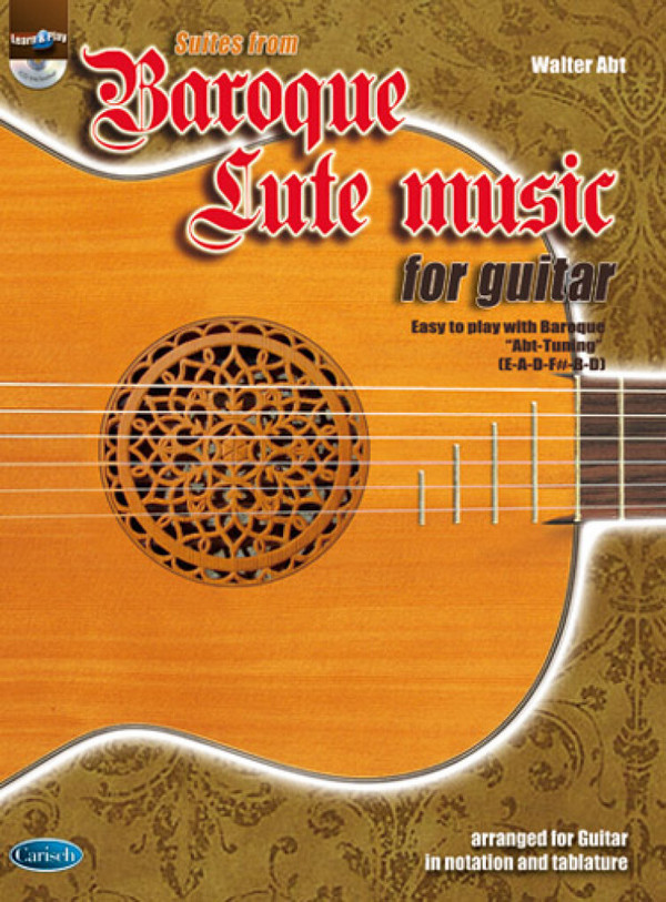 Walter Abt, Baroque Lute Music for Guitar&nbsp;&nbsp;Gitarre&nbsp;&nbsp;Buch + CD
