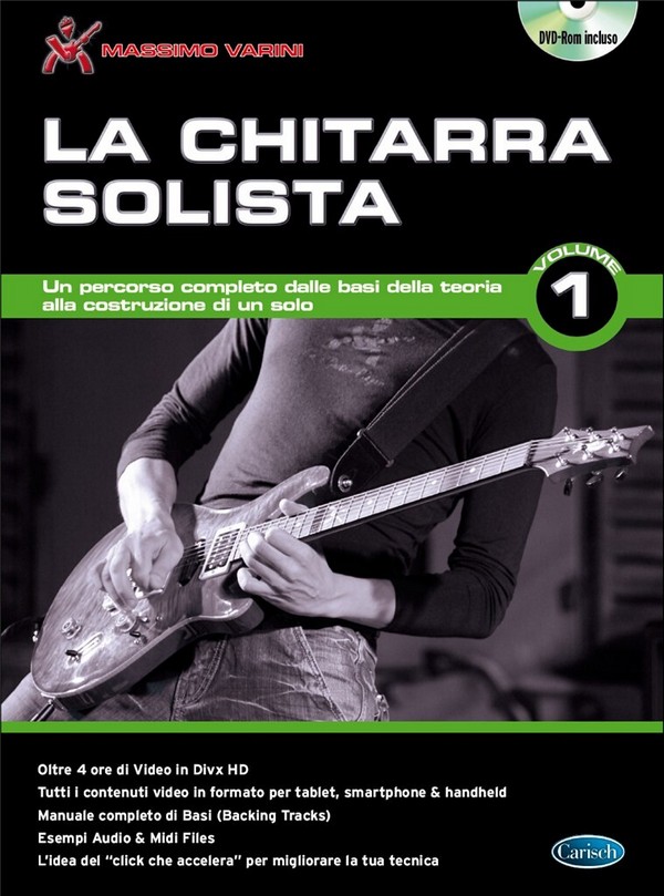 Massimo Varini, La Chitarra Solista - Volume 1 (Nuova Edizione)&nbsp;&nbsp;Gitarre&nbsp;&nbsp;Buch + DVD