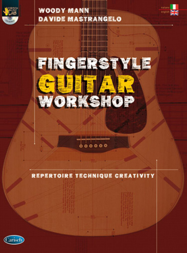 Woody Mann, Fingerstyle Guitar Workshop&nbsp;&nbsp;Gitarre&nbsp;&nbsp;Buch + CD