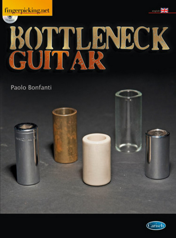 Paolo Bonfanti, Bottleneck Guitar (English)&nbsp;&nbsp;Gitarre&nbsp;&nbsp;Buch + CD
