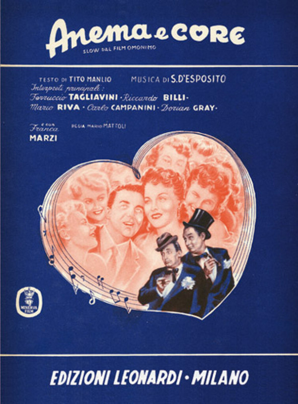 Anema e Core  Piano, Vocal and Guitar  Klavierauszug