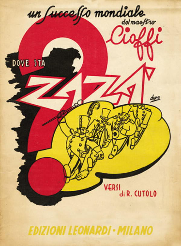 Dove sta Zazà&nbsp;&nbsp;Piano, Vocal and Guitar&nbsp;&nbsp;Klavierauszug