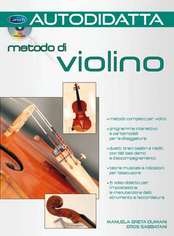 M. G. Dumiani_E. Sabbatani, Metodo di Violino&nbsp;&nbsp;Violin&nbsp;&nbsp;Buch + CD-ROM
