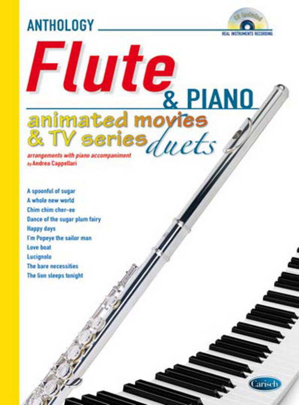 Animated Movies and TV   for flute and piano  Anthology