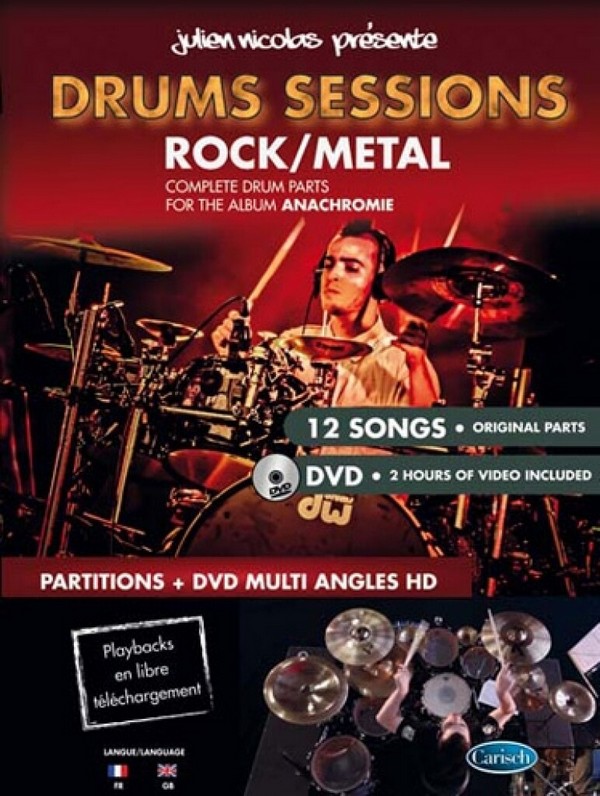 Julien Nicolas, Nicolas Drums Sessions Drums&nbsp;&nbsp;Schlagzeug&nbsp;&nbsp;Buch + DVD