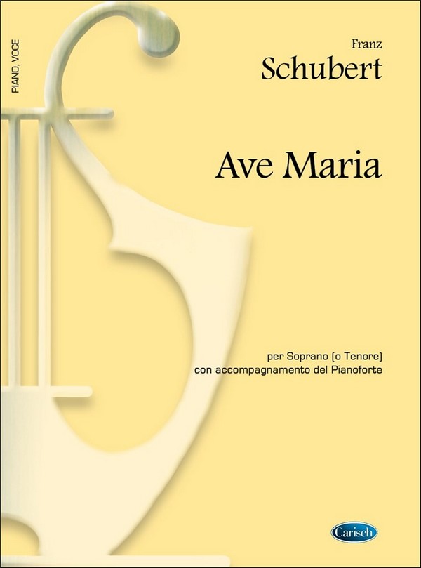 Franz Schubert, Ave Maria, per Soprano (o Tenore)&nbsp;&nbsp;Vocal&nbsp;&nbsp;Buch
