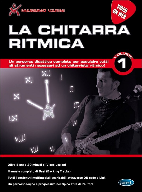 Massimo Varini, Massimo Varini: La Chitarra Ritmica - Volume 1&nbsp;&nbsp;Gitarre&nbsp;&nbsp;Buch + Online-Audio