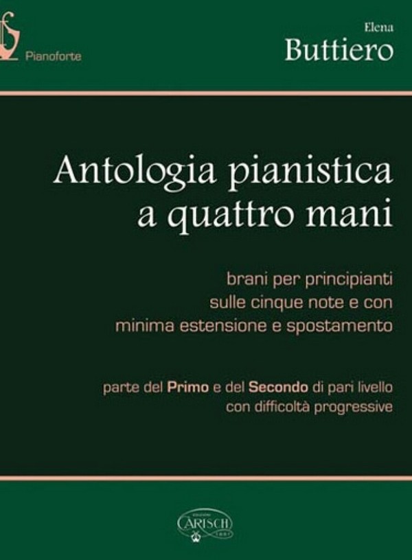 Antologia a quattro mani  per pianoforte a 4 mani   