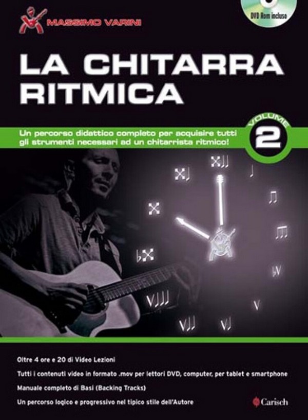 Massimo Varini, La Chitarra Ritmica- Volume 2&nbsp;&nbsp;Gitarre&nbsp;&nbsp;Buch + DVD