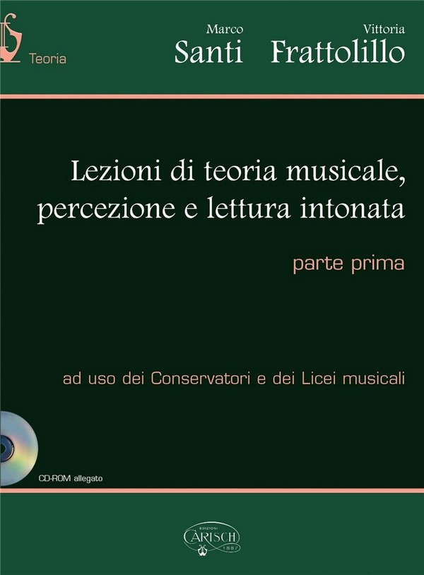 Marco Santi_Vittoria Frattolillo, Lezioni Di Teoria Musicale Vol. 1&nbsp;&nbsp;&nbsp;&nbsp;Buch + CD-ROM