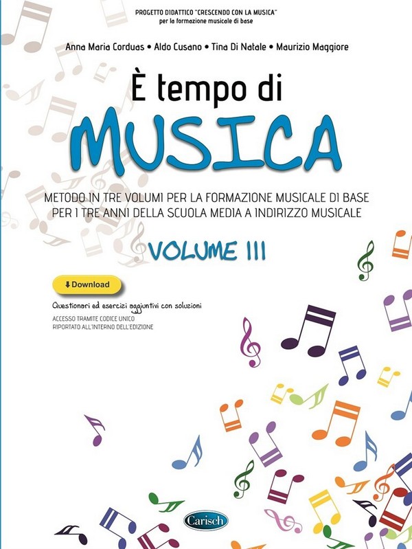Anna Maria Corduas_Aldo Cusano_Tina Di Natale, È Tempo Di Musica Volum  Theory and Education  Buch + Online-Audio