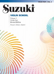 Suzuki Violin School Vol. 3  for violin  violin part (Text fr/it/sp)