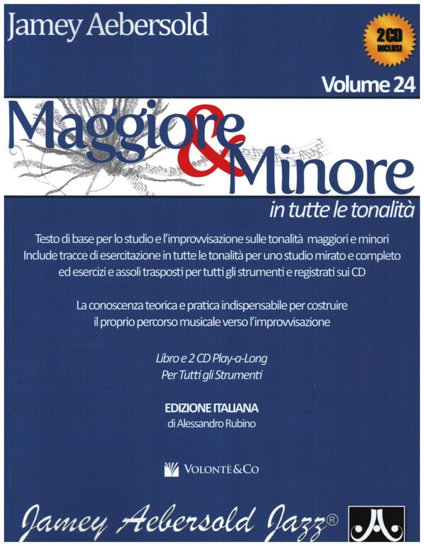 Aebersold vol.24 Maggiore e Minore (+2CD's)&nbsp;&nbsp;per tutti gli strumenti (it)&nbsp;&nbsp;