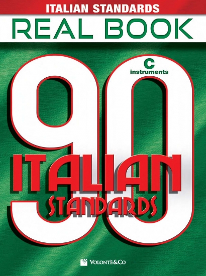90 Italian Standards Real Book  for c instruments  Songbook melody line, chords, lyrics